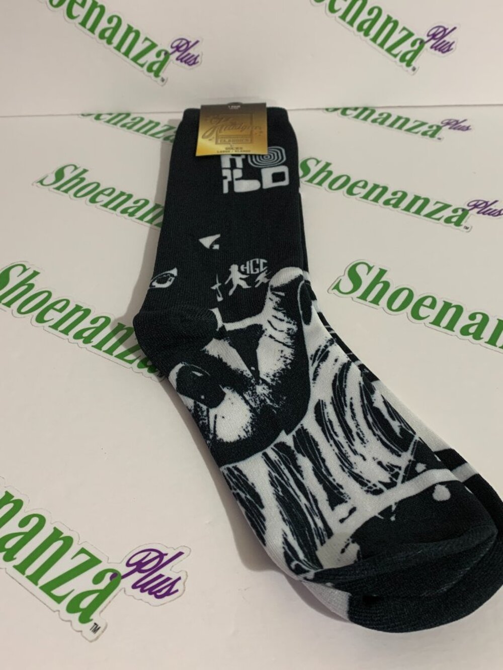 Headgear Classics Socks Astro World Travis Scott Black Mens Crew Size L / XL